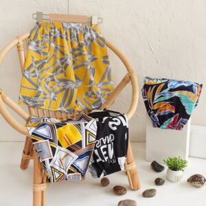 Children Kids Baby Fashion Girls Boys Casual Basic Print Beach Shorts