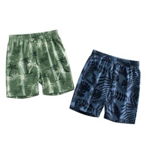Children Kids Baby Fashion Boys Casual Basic Tree Beach Print Shorts