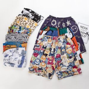 Children Kids Baby Fashion Girls Boys Casual Basic Print Shorts