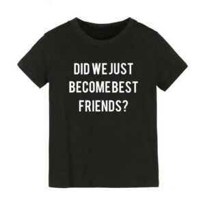 Children Kids Baby Fashion Girls Boys Sister Brother Round Neck T-Shirt