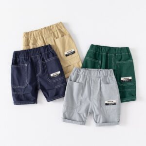 Children Kids Baby Fashion Boys Casual Sports Solid Color Shorts