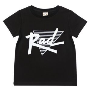 Boys Fashion Short-sleeves Letter Printed T-Shirt
