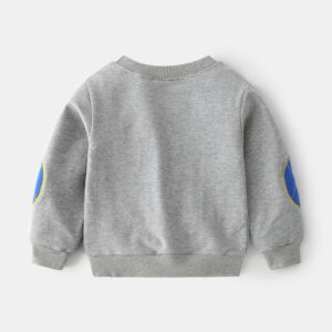 Children Kids Toddlers Boys Long Sleeve Round Neck Letter Sweatshirt