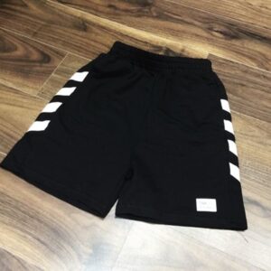 Boys Fashion Stripe Geometric Printed Shorts