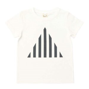 Kids Simple Triangle Print Casual Tee