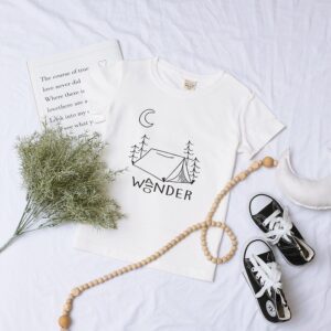 Kids Simple Linear Tent Pattern T-Shirt