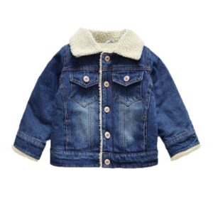 Kids Long-sleeve Lapel Coat