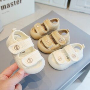 Kids Unisex Casual Cute Velcro Cover Toe Sandals