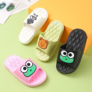 Children Kids Baby Fashion Girls Boys Casual Cartoon Cute Bear Rabbit Home Non-Slip Slippers Shoes