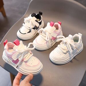 Kids Boys Girls Casual Cute Mesh Cloth Thick-Soled Sneakers