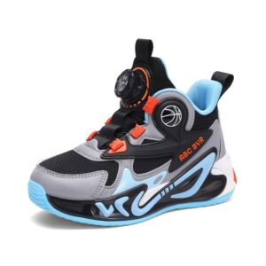 Kids Boys Sports High Top Thick-Soled Sneakers