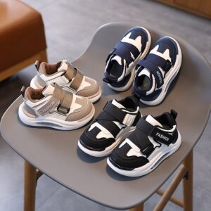 Kids Unisex Casual Versatile Velcro Thick-Soled Sneakers