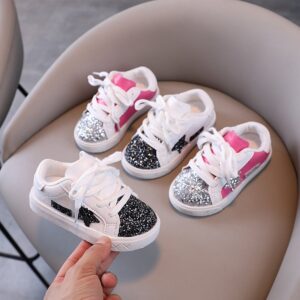 Kids Unisex Fashion Casual Flat Lace-Up Star Sneakers