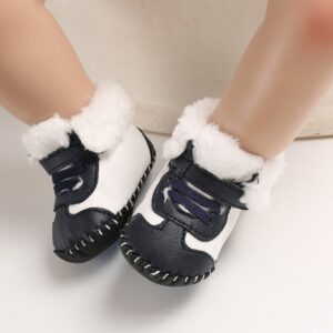 Kids Baby Girl Boy Fashion Soft Sole Fleece Snow Boots Toddler Shoes
