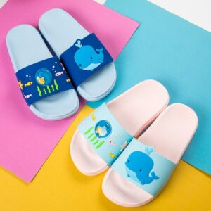 Kids Cartoon Whale Soft Bottom Summer Slippers