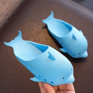 Kids Dolphin Shape Soft Bottom Summer Slippers
