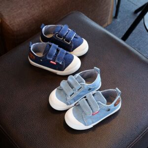 Fashion Boy Girl Denim Desing Casual Sneakers Shoes