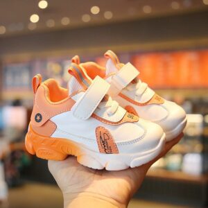 Children Kids Toddlers Girls Boys Casual Breathable Soft Bottom Sneakers