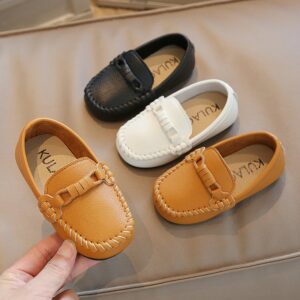 Children Kids Toddlers Boys Soft Bottom Loafers Shoes