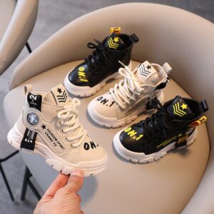 Children Kids Toddlers Girls Boys Boots Sneakers