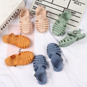 Kids Sandals Casual Toddler Soft Non-Slip Shoes Kids Beach Shoes Casual Roman Slippers