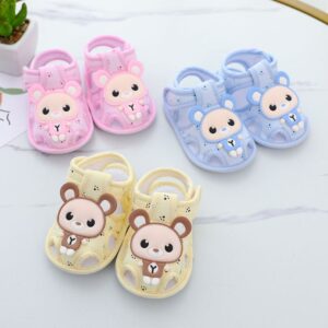 Baby Cute Casual Cartoon Animal Soft Bottom First Walkers Sandals
