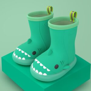 Kids Cute Cartoon Shark Waterproof Non Slip Rainboots
