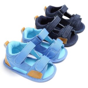 Baby Boys Basic Soft Bottom Velcro Sandals