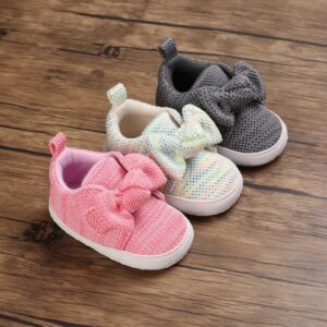 Baby Basic Solid Color Soft-soled Casual Velcro Shoes