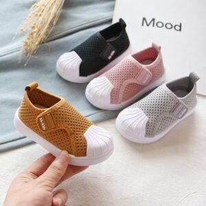 Kids Casual Shell-toe Breathable Sneakers