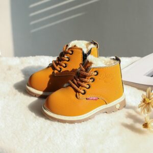 Kids Fashion Low-top Lace-up Martin Boots