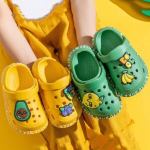 Kids Fruit Pattern Breathable Non-slip Slippers