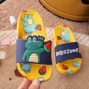 Kids Cute Cartoon Pattern Non-slip Slippers