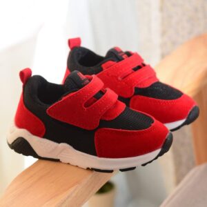 Boys Velcro Design Breathable Sneakers