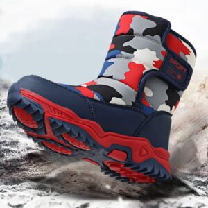 Kids Camouflage Printed Thickened Boots