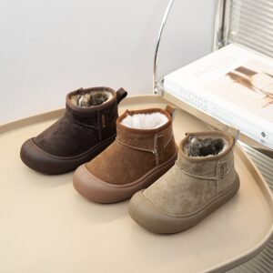 Children's Fashion Winter Warm Frosted Kick-Resistant Snow Boots