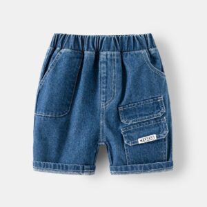 Kids Toddler Boys Fashion Casual Basic All-Match Denim Shorts