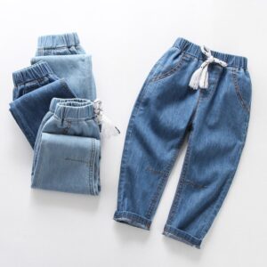 Tchildren Kids Toddlers Boys Breathable Denim Pants