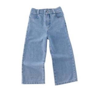Kids Toddler Girls Fashion Straight Leg Jeans