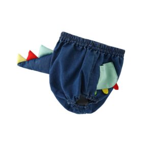 Kids Toddler Boy Fashion Dinosaur Denim Shorts