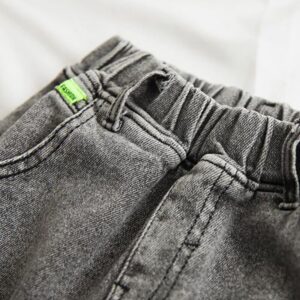Boys Fashion Big Pocket Design Denim Pants