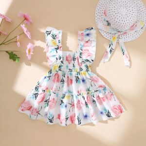 Summer Girls Fashion Printed Dress