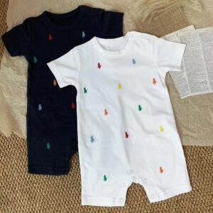 Newborn Baby Summer Short-Sleeved Climbing Rompers