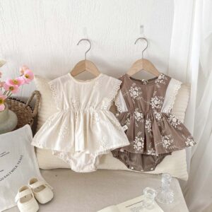 Kids Baby Girls Casual Cute Sleeveless Romper