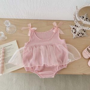 Kids Baby Girls Casual Cute Sleeveless Romper