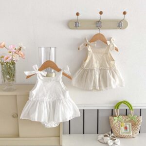 Kids Baby Girls Casual Cute Sleeveless Romper