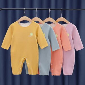 Kids Baby Boys Girls Spring Autumn Cute Long Sleeve Romper