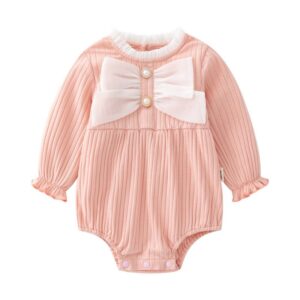 Baby Fashion Cute Bow Lace One Piece