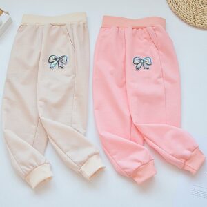 Children Kids Baby Fashion Girls Casual Basic Bow Pants
