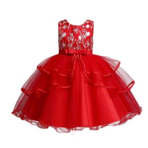 Children Kids Toddlers Girls Birthday Party Performance Princess Mesh Dress